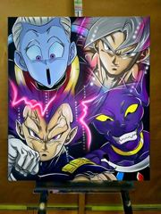 Whis, Goku, Vegeta and Beerus – custom work by custom-art.pl
